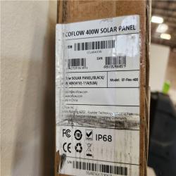 Phoenix Location NEW EcoFlow 400-Watt Monocrystalline Silicon Portable Solar Panel with 48-Volt Output for Power Station/Generator, IP68