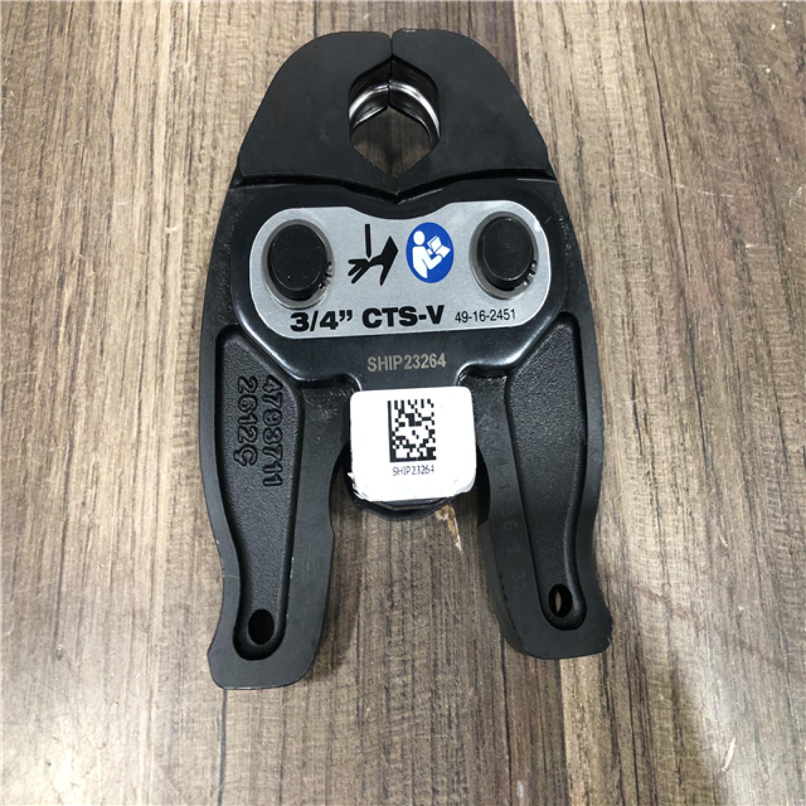 AS-IS Milwaukee M12 Force Logic 3/4 in. Copper Press Tool Jaw