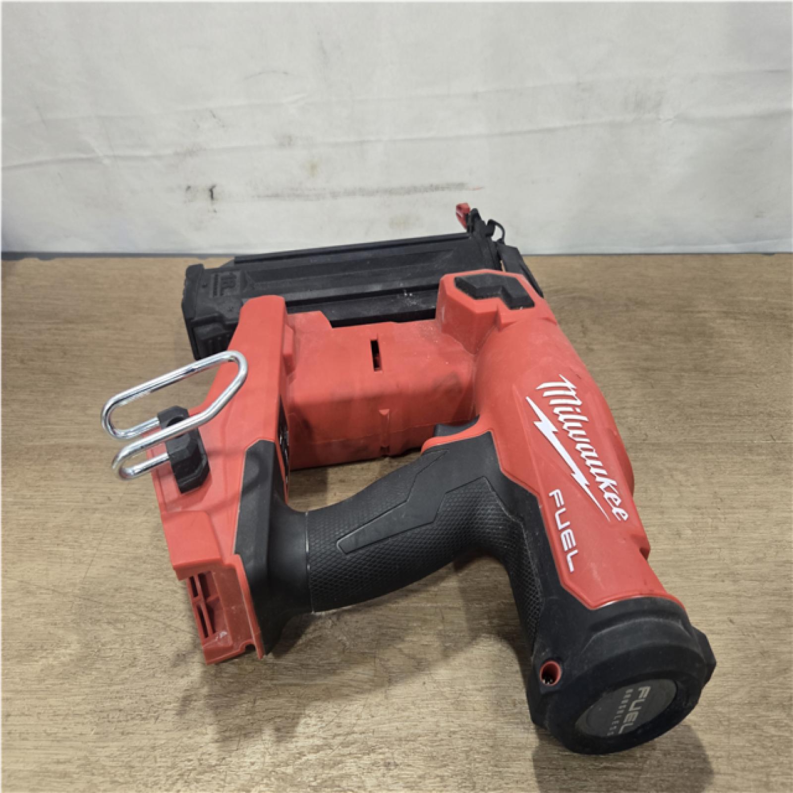 AS-IS  Milwaukee FUEL 18-Volt Lithium-Ion Brushless Cordless Gen II 18-Gauge Brad Nailer (Tool-Only)