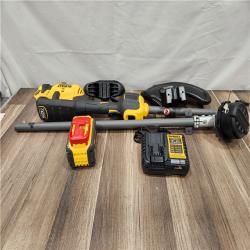 AS-IS DEWALT FLEXVOLT 60V MAX 17 in. Cordless Battery Powered Attachment Capable Trimmer Kit with (1) FLEXVOLT 3 Ah Battery & Charger