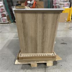 DALLAS LOCATION- HOME DECORATORS COLLECTION DOVETON 48in. WEATHERED TAN- BATHROOM VANITY