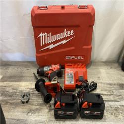 LIKE NEW - Milwaukee FUEL 18V Lithium-Ion Brushless Cordless 1/2 in. Hammer Drill Driver Kit