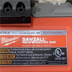 AS-IS Milwaukee FUEL 18V Lithium-Ion Brushless Cordless Super SAWZALL Orbital Reciprocating Saw (Tool-Only)
