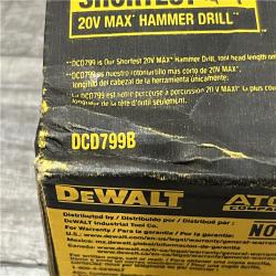 NEW - DEWALT 20V MAX Lithium-Ion Brushless Cordless Compact Series 1/2 Hammer Drill (Tool Only)