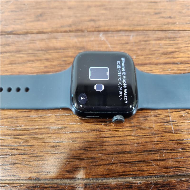 Apple Watch Series 7 GPS 45mm Midnight Aluminum with Midnight Sport Band  MKN53LL/A - US