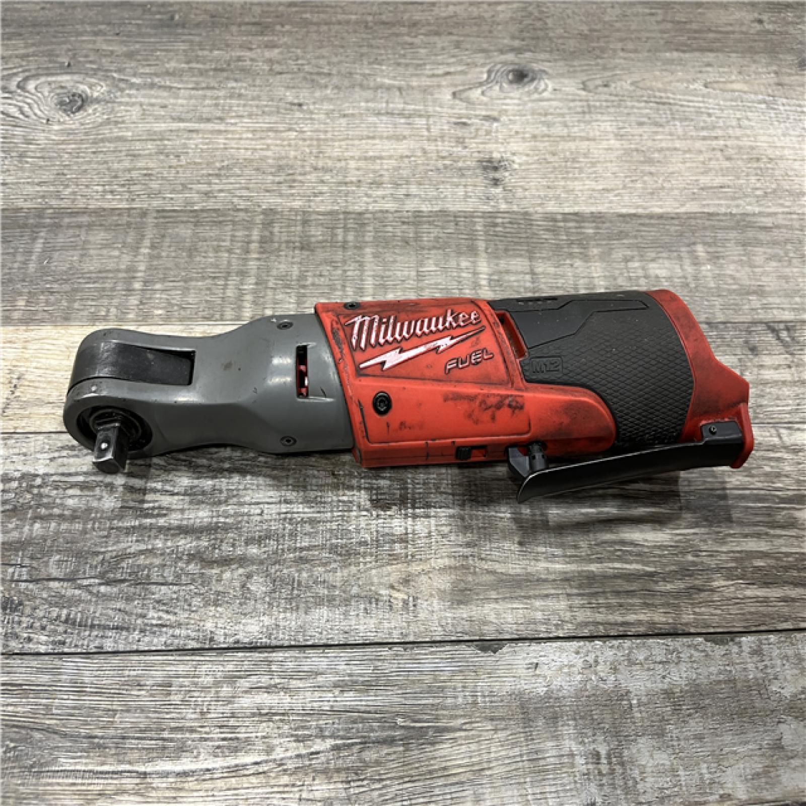 AS-IS Milwaukee FUEL 12V Lithium-Ion Brushless Cordless 3/8 in. Ratchet (Tool-Only)
