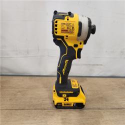 AS-IS- DEWALT ATOMIC 20V MAX* Brushless Cordless Compact 1/4 in. Impact Driver Kit
