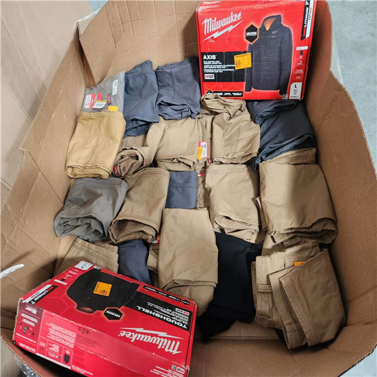 CALIFORNIA AS-IS MILWAUKEE CLOTHES PALLET