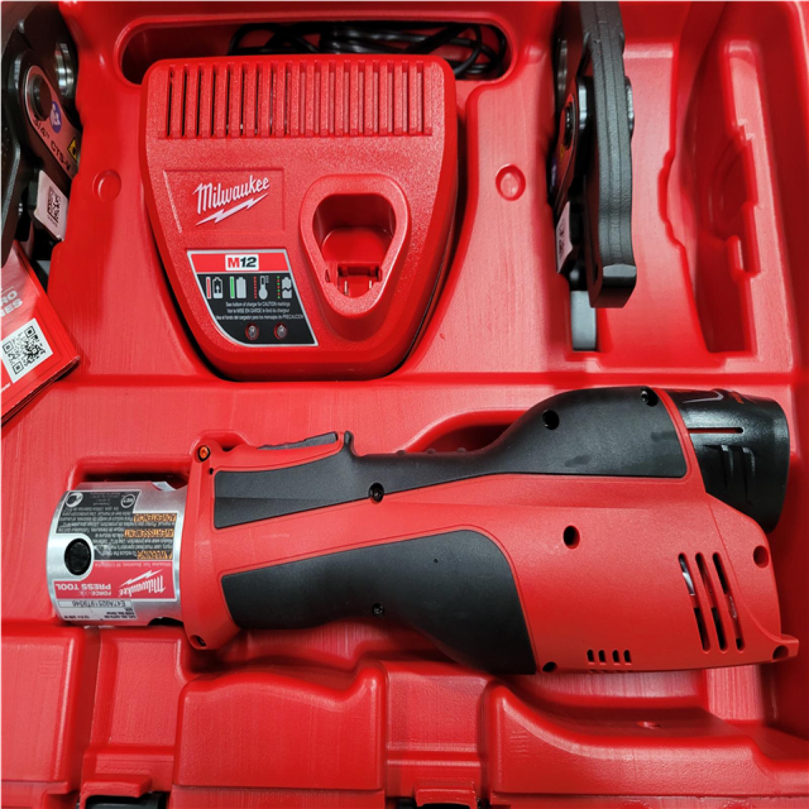 CALIFORNIA AS-IS MILWAUKEE M12 FORCE LOGIC PRESS TOOL