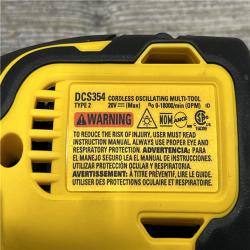 AS-IS DEWALT ATOMIC 20V MAX Cordless Brushless Oscillating Multi Tool Kit