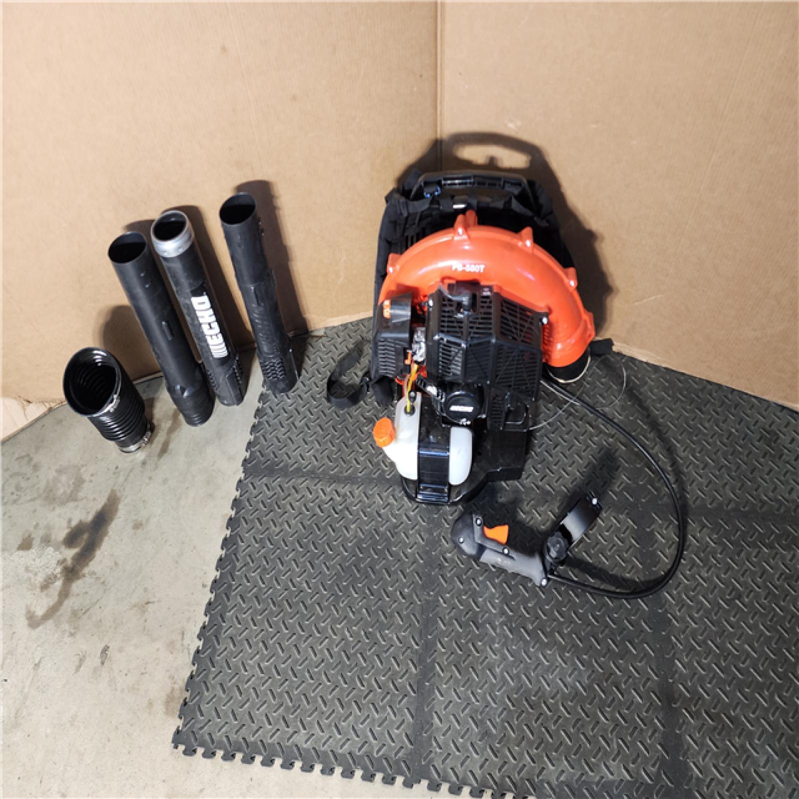 HOUSTON LOCATION - AS-IS ECHO 216 MPH 517 CFM 58.2cc Gas 2-Stroke Backpack Leaf Blower with Tube Throttle