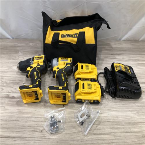 AS-IS DEWALT ATOMIC 20-Volt MAX Lithium-Ion Cordless Combo Kit