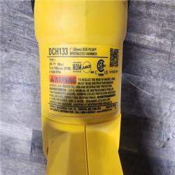 HOUSTON LOCATION - AS-IS (APPEARS LIKE NEW) DEWALT 20V MAX Cordless Brushless 1 in. SDS Plus D-Handle Concrete and Masonry Rotary Hammer (Tool Only)