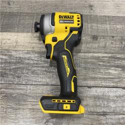 AS-IS DEWALT Atomic 20V Max Lithium-Ion Brushless Cordless Compact 1/4 in. Impact Driver Kit
