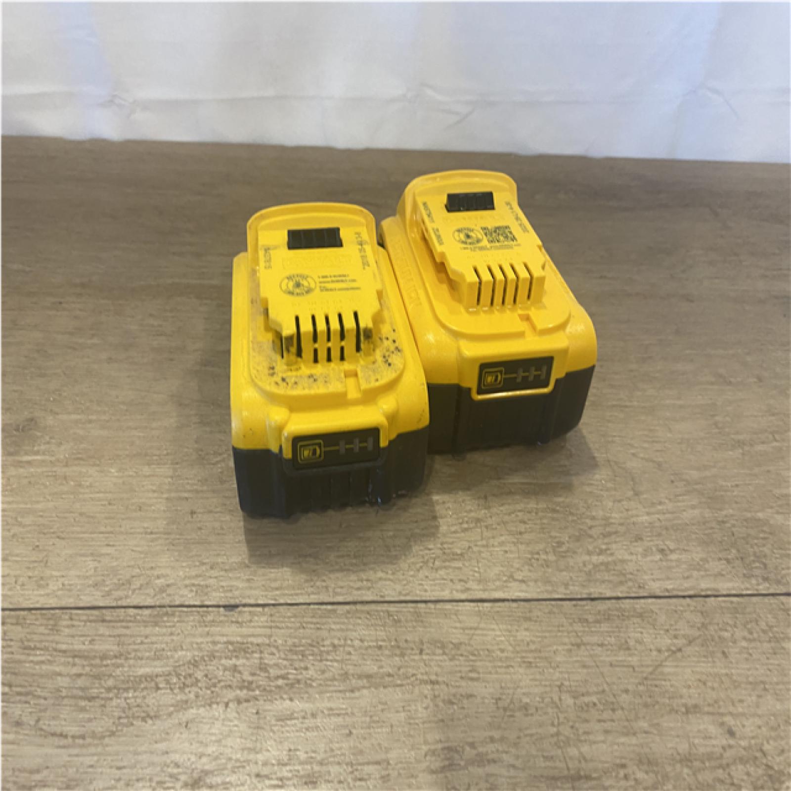 AS-IS DEWALT 20V MAX Lithium-Ion 5.0Ah Battery (2-Pack)