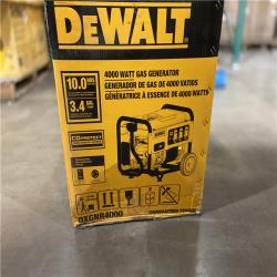 DALLAS LOCATION - DEWALT 4500 / 4000- Watt Gas Powered Portable Generator with Idle Control, Covered Outlets and CO Protect