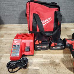 HOUSTON LOCATION - AS - IS Milwaukee 18-Volt Lithium-Ion Brushless Cordless Compact Hammer Drill/Impact Combo Kit