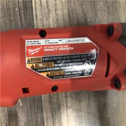 AS-IS Milwaukee  FUEL 12V Lithium-Ion Brushless Cordless 3/8 in. Right Angle Impact Wrench (Tool-Only)