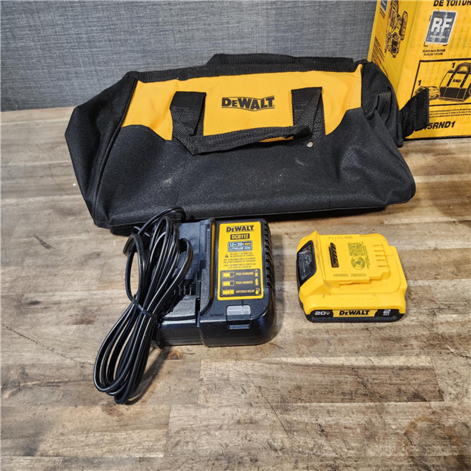 HOUSTON LOCATION - AS-IS DEWALT Roofing Nailer Cordless Kit