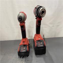 AS-IS - Milwaukee M18 18-Volt Lithium-Ion Brushless Cordless Compact Hammer Drill/Impact Combo Kit