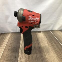 AS-IS Milwaukee  FUEL SURGE 12V Lithium-Ion Brushless Cordless 1/4 in. Hex Impact Driver Compact Kit