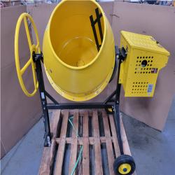 CALIFORNIA AS-IS CHAMPION 8.8 CU. FT. 79CC GAS HEAVY DUTY CONCRETE MIXER W/ 450 LB. CAPACITY