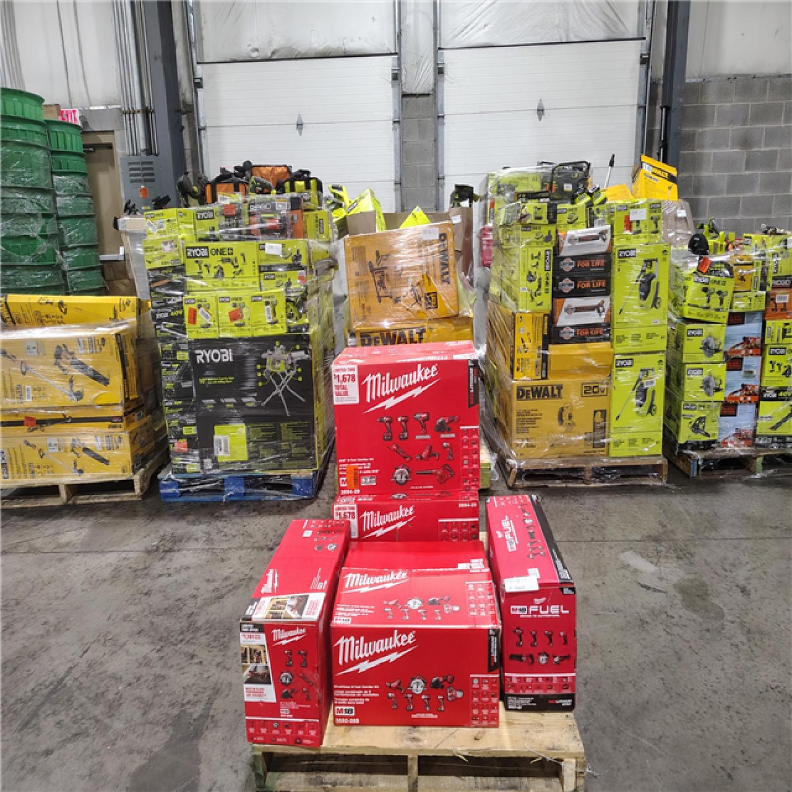 Pittston Location As-Is Power Tools Partial Truckload ( 11 Pallets) 1004-C