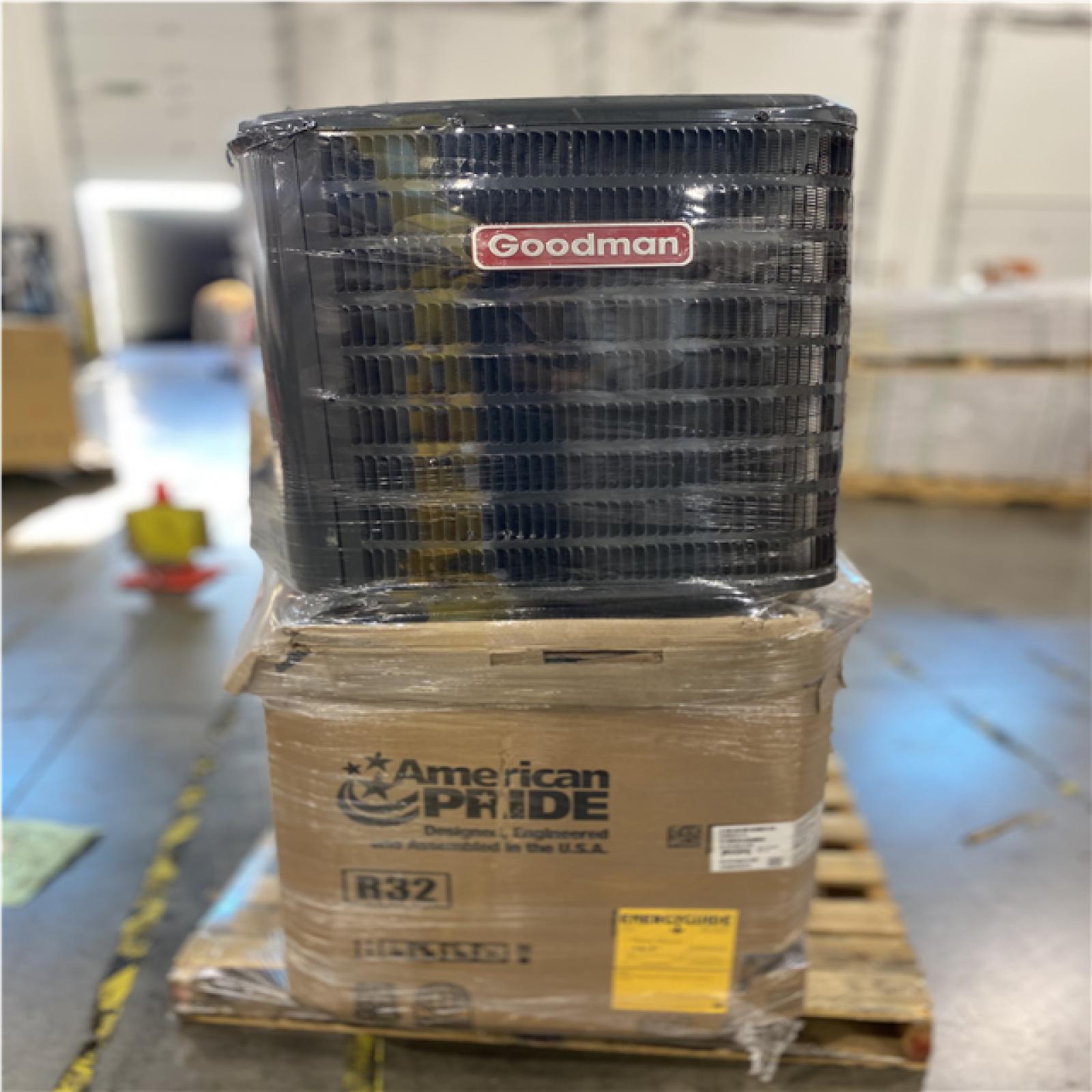 DALLAS LOCATION - AS-IS GOODMAN® 2 Ton 14.3 Seer2 Condensing Unit - R-32 Refrigerant (4 UNITS)