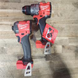 HOUSTON LOCATION - AS-IS Milwaukee FUEL 18V Lithium-Ion Brushless Cordless Hammer Drill and Impact Driver Combo Kit
