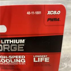 AS-IS Milwaukee 18V Lithium-Ion REDLITHIUM FORGE XC 8.0 Ah Battery Pack