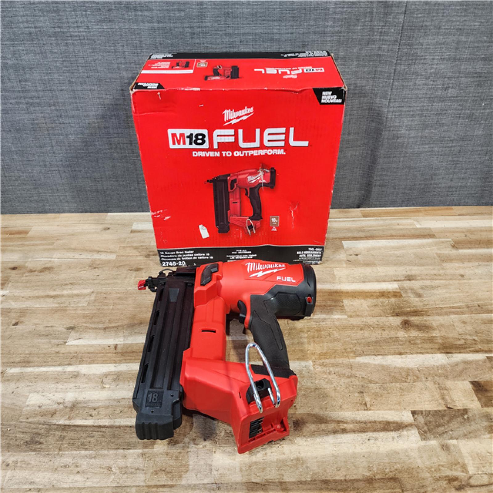 HOUSTON LOCATION - AS-IS Milwaukee FUEL 18-Volt Lithium-Ion Brushless Cordless Gen II 18-Gauge Brad Nailer (Tool-Only)