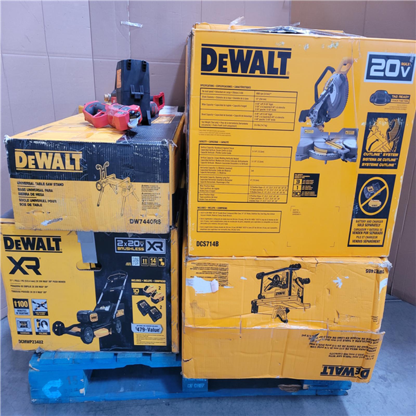 CALIFORNIA AS-IS TOOL PALLET