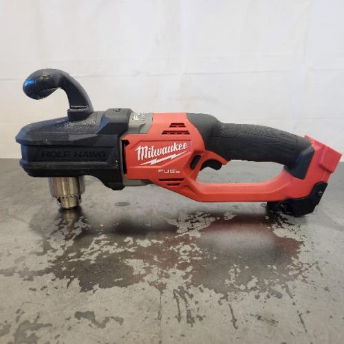 AS-IS- Milwaukee M18 18V Fuel Hole Hawg 1/2 Right Angle Drill (Tool-Only)