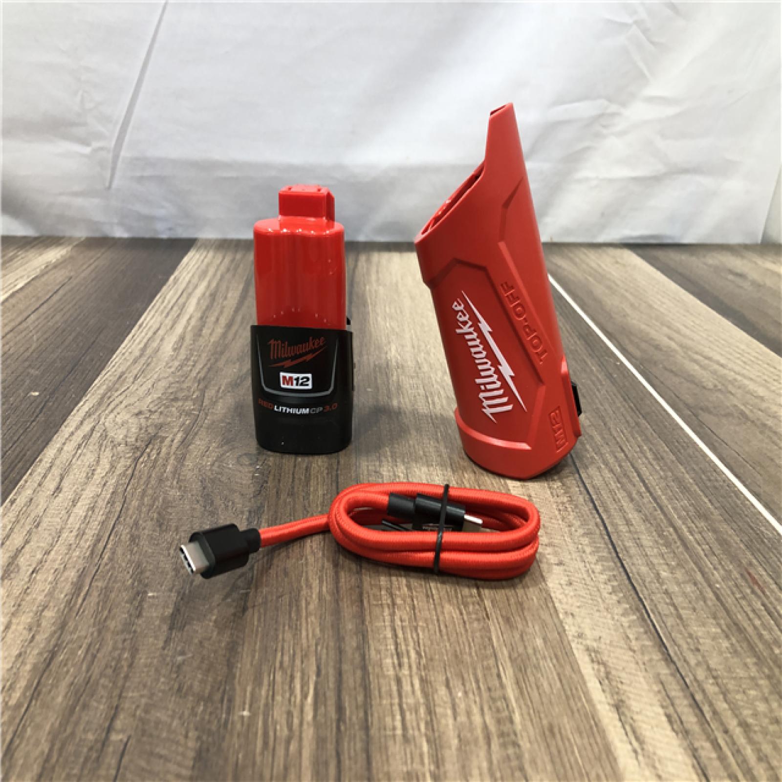 AS-IS Milwaukee Men's 2X-Large 12-Volt Lithium-Ion Cordless Tough Shell Black Heated Jacket with