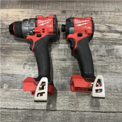 AS-IS Milwaukee FUEL 18V Lithium-Ion Brushless Cordless Hammer Drill and Impact Driver Combo Kit
