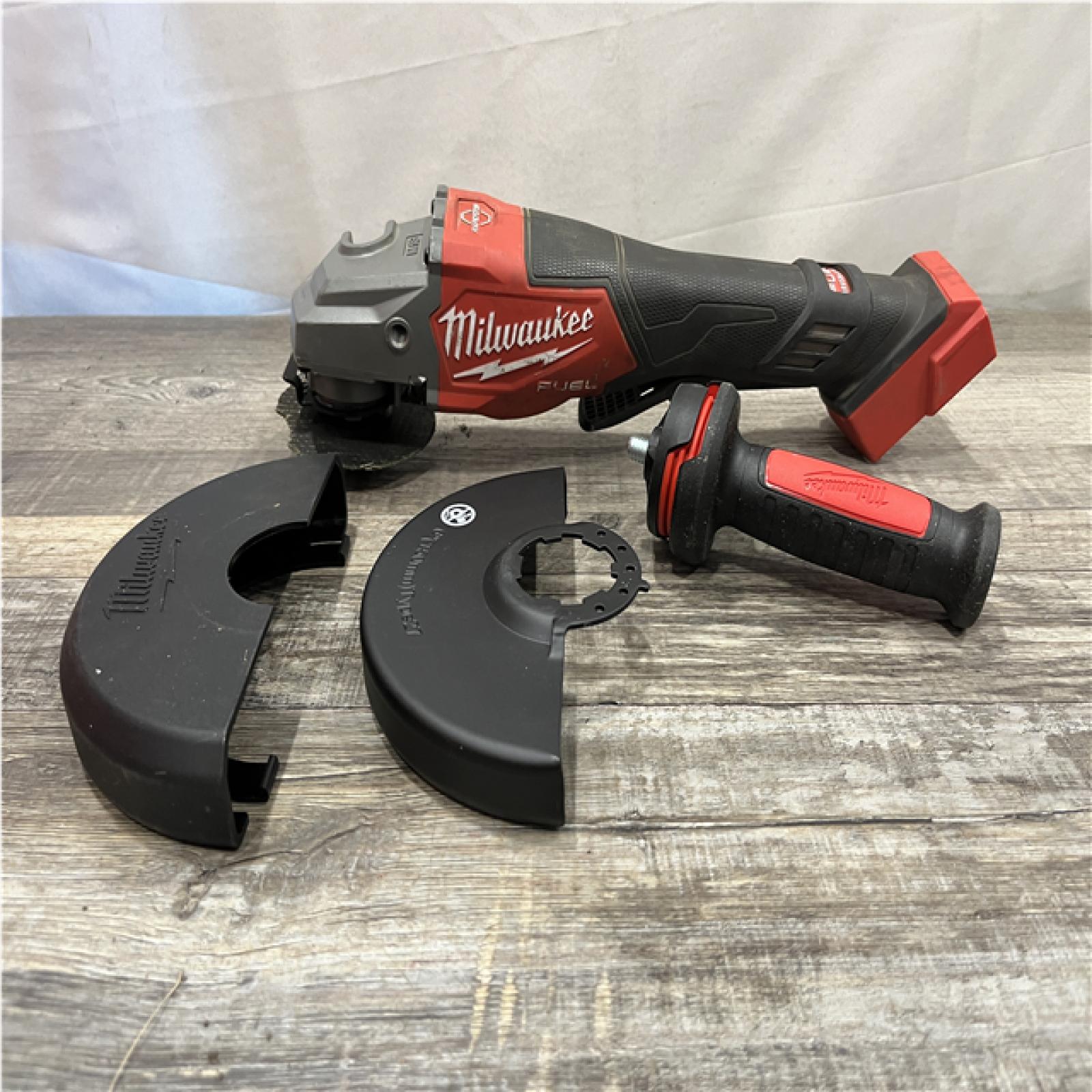 AS-IS Milwaukee FUEL 18-Volt Lithium-Ion Brushless Cordless 4-1/2 in./6 in. Braking Grinder with Paddle Switch (Tool-Only)
