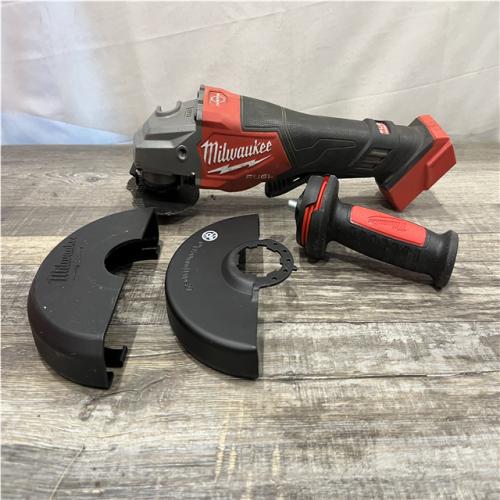 AS-IS Milwaukee FUEL 18-Volt Lithium-Ion Brushless Cordless 4-1/2 in./6 in. Braking Grinder with Paddle Switch (Tool-Only)
