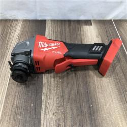 AS-IS Milwaukee FUEL 18V Lithium-Ion Brushless Cordless 4-1/2 in./5 in. Grinder with Variable Speed & Paddle Switch (Tool-Only)