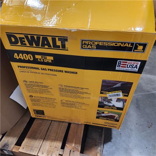 Dallas Location - As-Is  DEWALT 4400 PSI 4.0 GPM Gas Pressure Washer