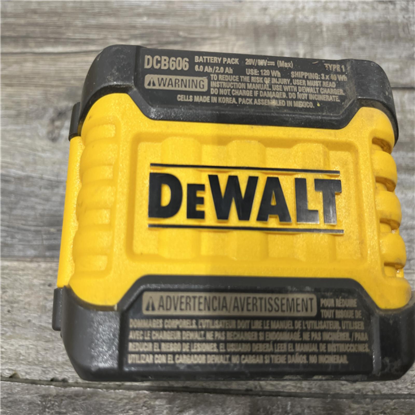 AS-IS DEWALT FLEXVOLT 20V/60V MAX Lithium-Ion 6.0Ah Battery Pack Kit