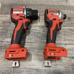 AS-IS Milwaukee 18V Lithium-Ion Brushless Cordless Compact Drill/Impact Combo Kit