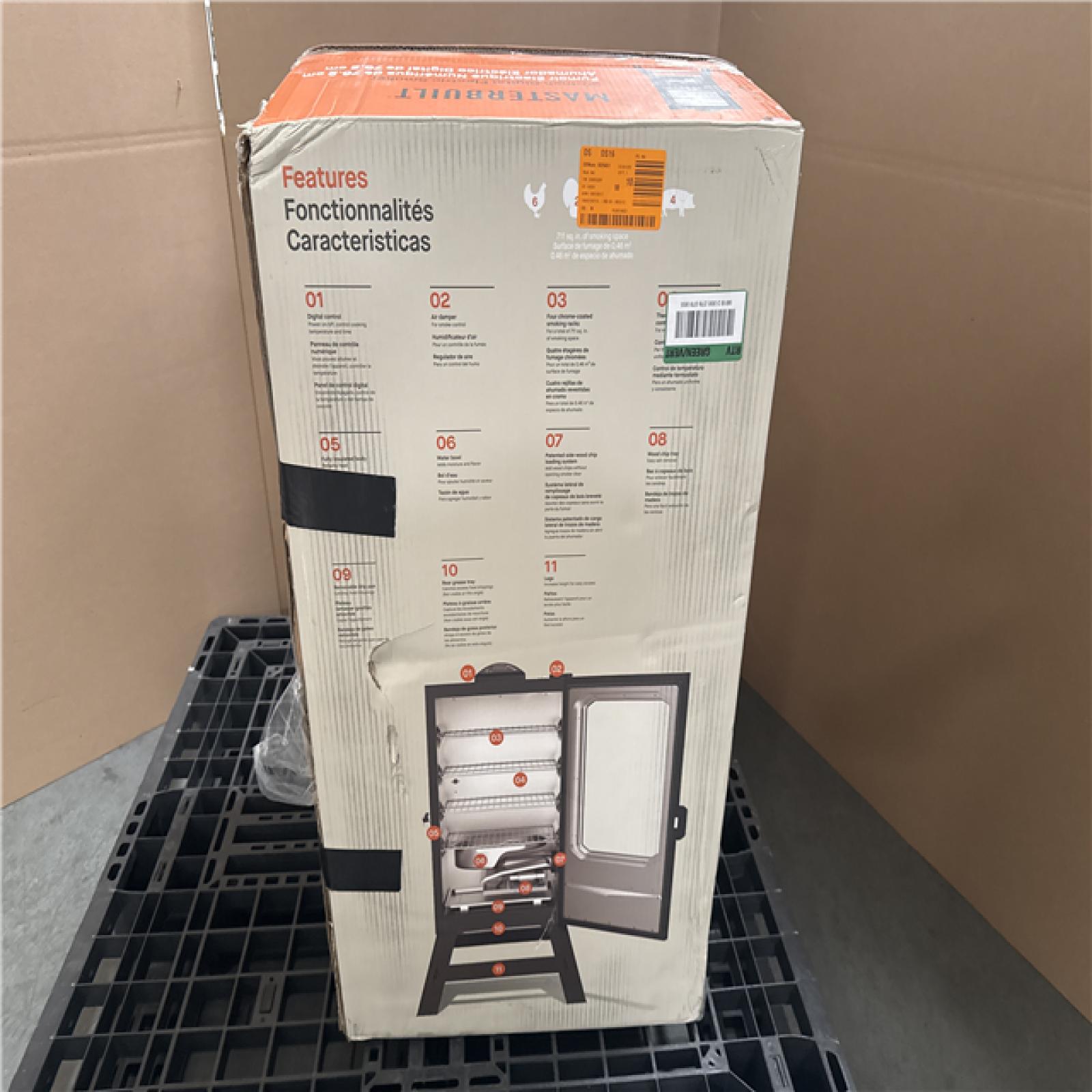 CALIFORNIA LIKE NEW MASTERBUILT 30 INCH DIGITAL SMOKER HOME IMPROVEMENT PALLET