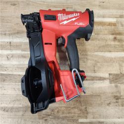 HOUSTON LOCATION - AS-IS (APPEARS LIKE NEW) Milwaukee FUEL 18-Volt Lithium-Ion Brushless Cordless Coil Roofing Nailer (Tool Only)