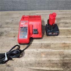 HOUSTON LOCATION - AS-IS Milwaukee-3632-21 M12 Green Beam Laser 360° 3-Plane Kit