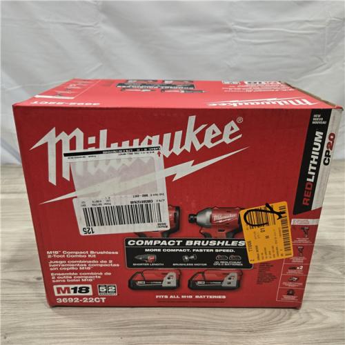NEW! - Milwaukee M18 Compact Brushless 2-Tool Combo Kit