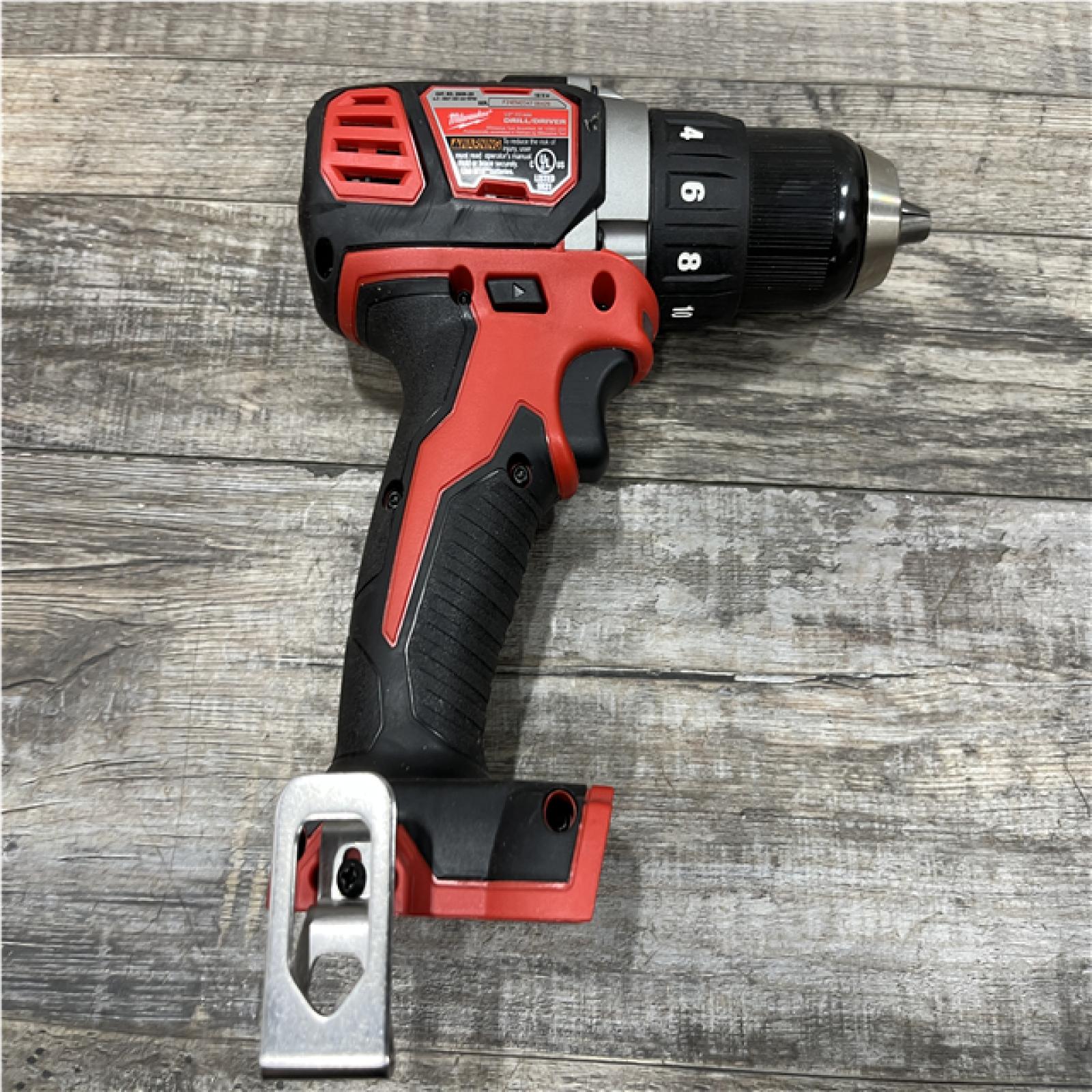 AS-IS Milwaukee 18V Lithium-Ion Cordless 1/2 in. Drill Driver (Tool-Only)