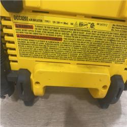 AS-IS DEWALT 20V MAX Cordless Electric Portable Inflator (Tool Only)
