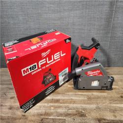 HOUSTON LOCATION - AS-IS Milwaukee M18 FUEL 18V Lithium-Ion Cordless Brushless 6-1/2 in. Plunge Cut Track Saw (Tool-Only)