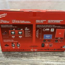 NEW - Milwaukee 12-Volt/18-Volt Lithium-Ion PACKOUT Four Bay Simultaneous Super Charger (Charger Only)