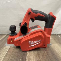 AS-IS Milwaukee M18 18V Lithium-Ion Cordless 3-1/4 in. Planer (Tool-Only)